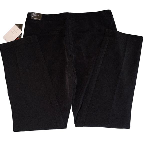 NWT Zac & Rachel Pull-on Black Dress Pant Sz 12 - Picture 3 of 6